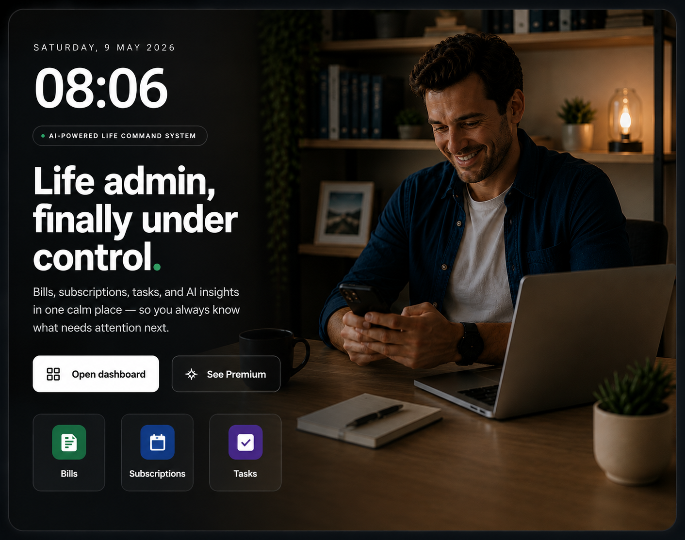 Life Admin OS screenshot preview